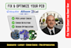 optimize and review your pcb schematic and layout for errors correction