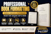 format your book for kindle and KDP paperback