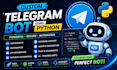 a custom telegram bot with python