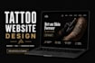 design tattoo website tattoo artist tattoo studio website barber website