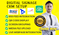 setup optisigns digital signage software for for screens displays and billboards