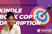 write the perfect kindle book description