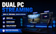 setup dual PC streaming with obs for smooth zero lag streams