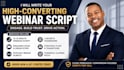 write high converting webinar, video script sales funnel, voiceover and keynote