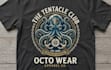 create modern octopus logo t shirt design