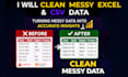 clean messy excel or CSV data and fix date issues