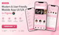 design a modern mobile app UI UX in figma