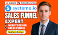 do systeme io sales funnel, systeme io website, design systeme io online course