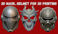 model 3d mask design 3d helmet stl file printable model for 3d printing