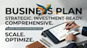 write a business plan with a financial plan for startups, business plan writer