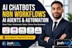 develop ai chatbots n8n workflows ai agents n8n automation fix make com airtable
