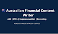write SEO financial content for australian audiences
