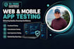 test your android and IOS mobile app with bug reports