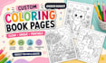 design printable coloring book pages for amazon KDP