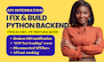 integrate twilio sms python api with firebase supabase webhook python backend