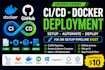 create cicd pipeline and dockerrise the project