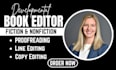 developmental editing and formatting for fantasy novel, romance non fiction book