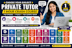 be your private tutor choose your subject for a crash course