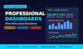 provide expert data visualization with metabase, grafana, power bi