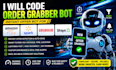 code order grabber bot, instant offer bot for amazon flex, spark, grubhub, shipt