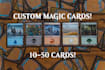 create multiple custom magic the gathering cards