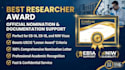assist with best researcher award nomination and documentation