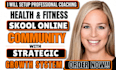 setup coaching skool community and create online courses for health and fitness