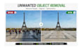 remove unwanted objects from your photos professionally