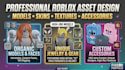 make professional roblox ugc asset designer