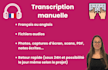quickly transcribe your audio files or videos