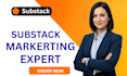 setup substack account, design substack newsletter, manage substack post