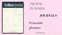 design daily, weekly, monthly planner and journal