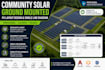 design community solar ground mounted pv layout and sld plan