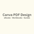 design canva, pdfs and books
