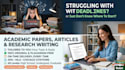 write academic papers, articles, and research