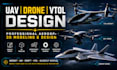 design aerospace vehicles, drones, uavs and vtol concepts