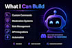 develop a custom discord bot in python