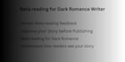 beta read your dark romance and other genres with honest feedback