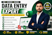 be your data entry expert