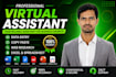 do data entry, copy paste, web research, and excel tasks