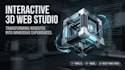 develop an interactive 3d website and immersive web studio using three js