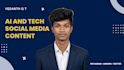 write ai and tech social media content for instagram and linkedin
