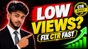 do youtube SEO and fix low views with CTR boost