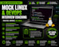 conduct a real IT, linux or devops mock interview and coach you