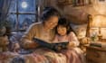 illustrate childrens books with magical storybook art