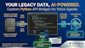 develop custom python scripts to bridge ai voice agents with legacy apis