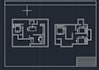 2d autocad furniture plan with elevation