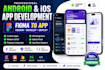 develop custom android and ios app