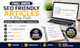 write professional SEO blog content and articles