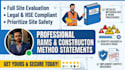 create rams construction method statements risk assessment